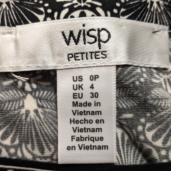 Wisp Long Sleeve Petite Dress - Size 0 - Picture 4 of 6